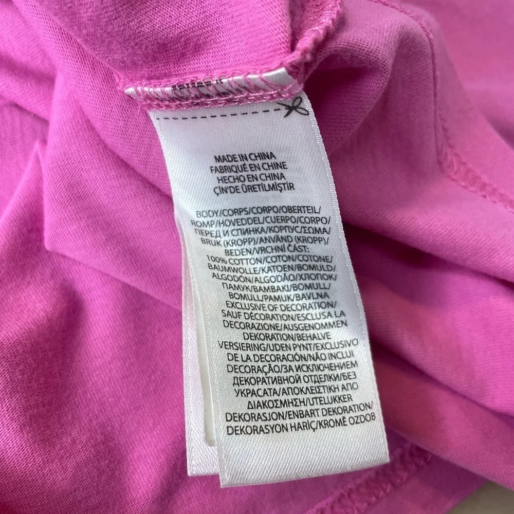 Polo Ralph Lauren Kids bright pink Big Pony Cotton Jersey Tee size 5